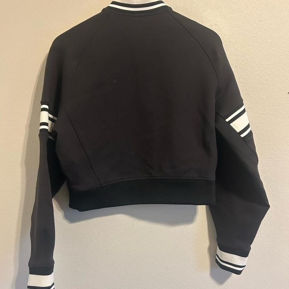 lululemon athletica Black Varsity Jacket S - Picture 5 of 7